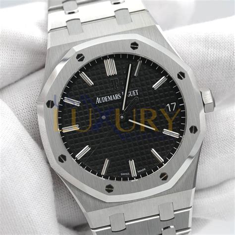 ap black dial|Audemars Piguet Royal Oak 15500ST.OO.1220ST.03 .